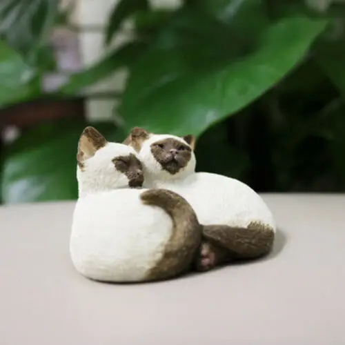 Фигурка питомца кошки JJM Birman котенок кошка коллекционная игрушка украшение ПВХ