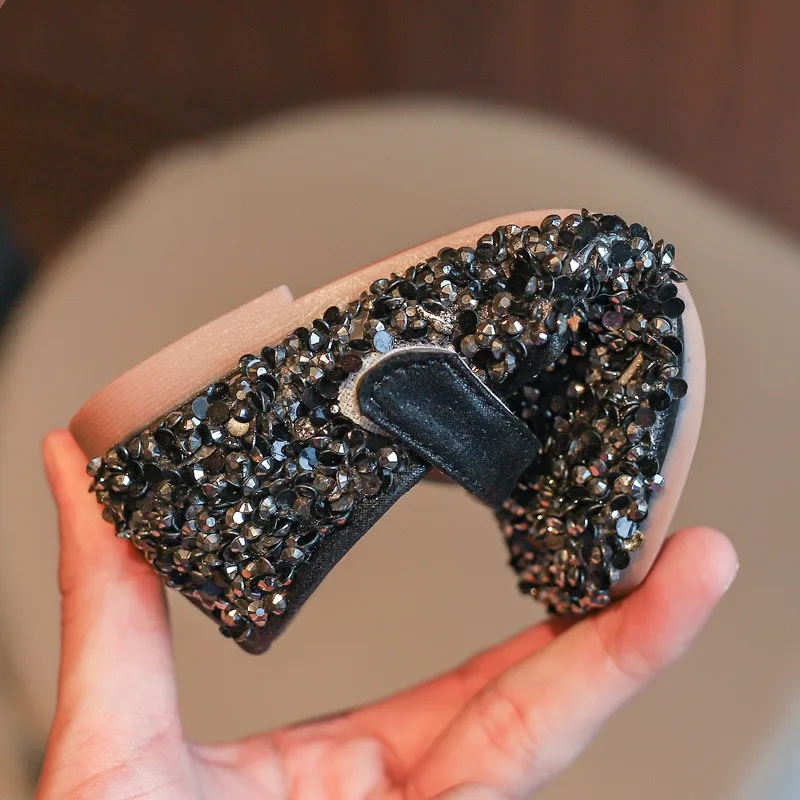 Обувь KushyShoo для девочек расшитая блестками в Корейском стиле с мягкой подошвой на