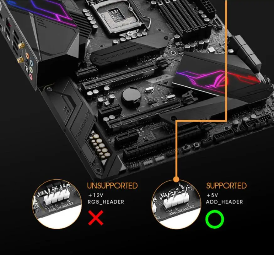 Чехол для ПК Darkflash CF8 PRO Вентилятор охлаждения RGB вентилятор аура синхронизация 5V3p