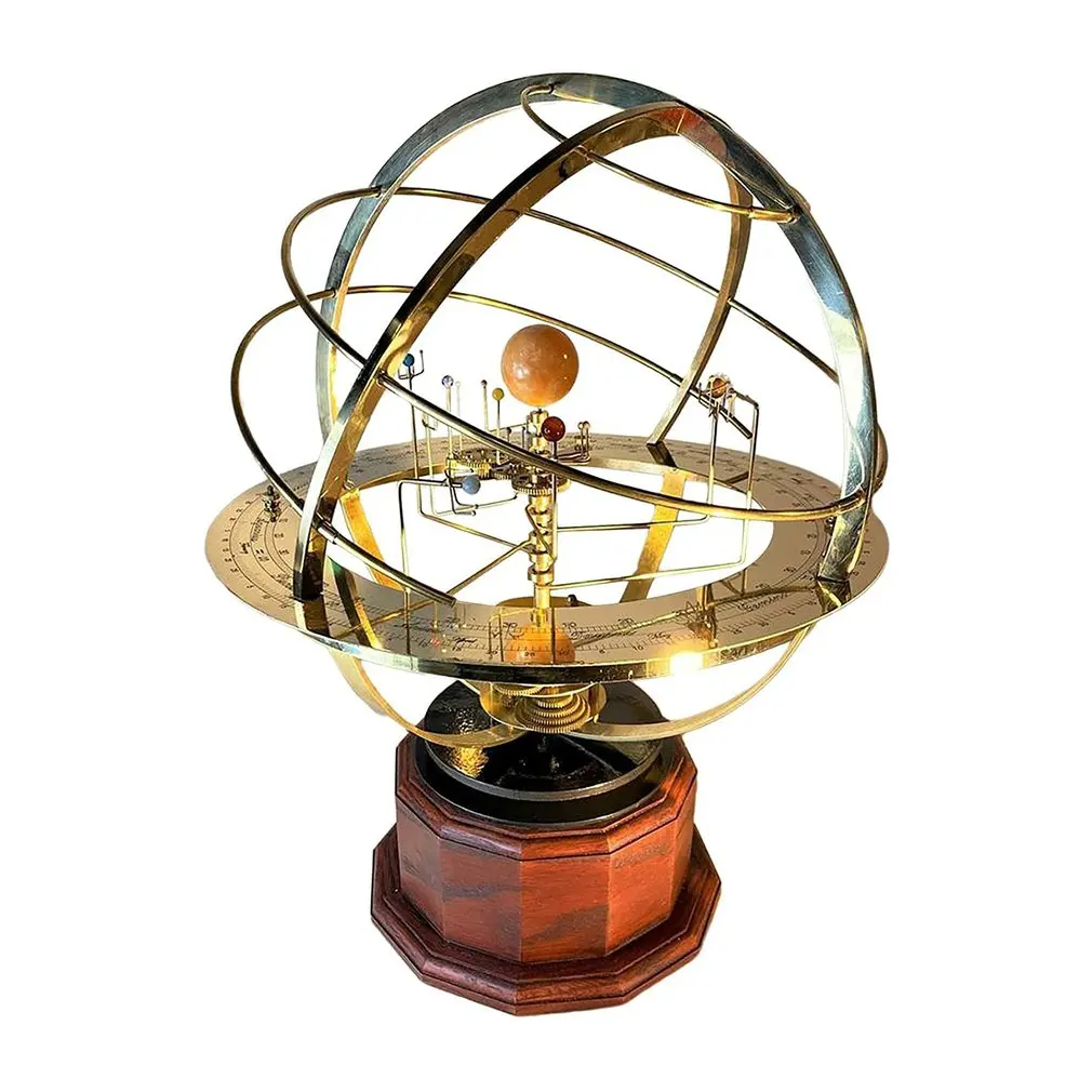 

Креативная индивидуальная трендовая большая модель солнечной системы, металлическая модная модель с окошком, драгоценности