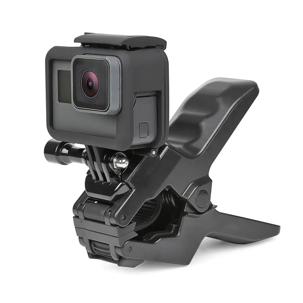 Гусиная шея регулируемые Челюсти Гибкий зажим Крепление держатель для GoPro Hero 7 6 5