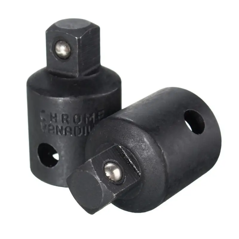 

2 Pieces 1/2 3/8 Converter Adapter Head Air Impact Socket Metal Pneumatic Sleeve Reducer Repair Tools Sockets