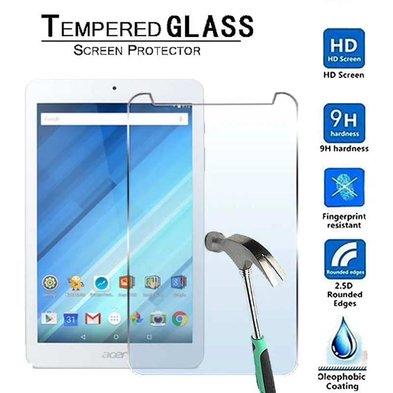 

Защитное закаленное стекло для планшета Acer Iconia One 8 B1-850 8-9H Premium