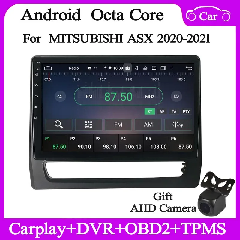 

8core 4+128g Android10 Car multimedia player for Mitsubishi ASX 2019 2020 2021 gps navi car radio headunit DSP wifi Carplay