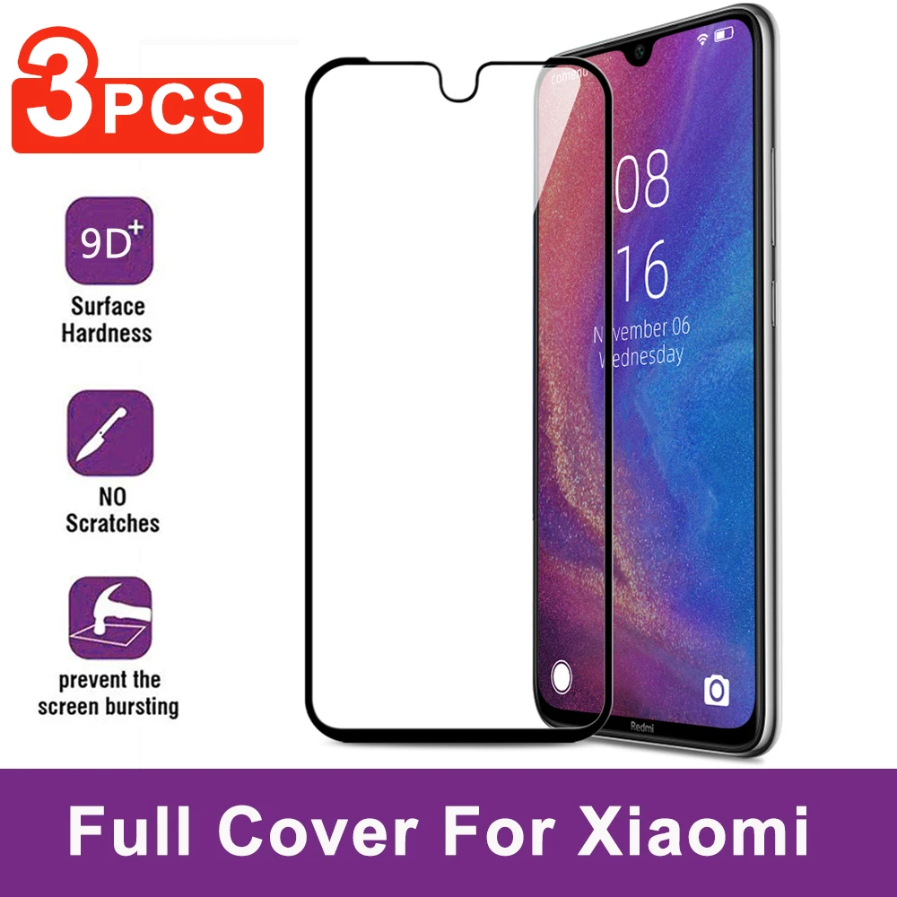 Закаленное стекло для Xiao mi Red S2 6 6A A2 Lite Защитная пленка экрана Note 8 Pro 9 SE 5 Полное