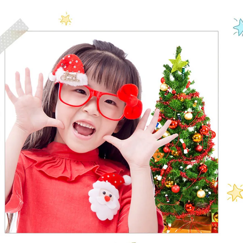 Горячая Распродажа Рождественская оправа для очков Новинка нарядное платье
