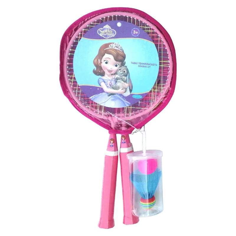 

Disney Disney Children's Badminton Racket Kindergarten Outdoor Sports Baby Badminton Racket Big Round Racket To Send Ball