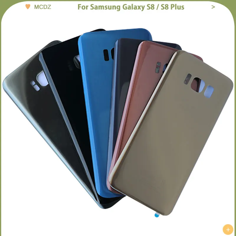 10 шт. 5 Новый чехол для аккумулятора S8 Samsung Galaxy G950 / Plus + G955 задняя крышка Задняя