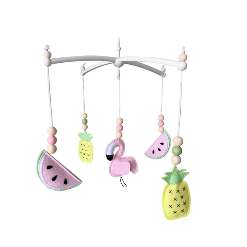 

2021NEW Kids room decoration Baby bed sky Baby room decor Accessories Rotating Hanging Toys Bracket Mobile Ornaments Rattle Toy