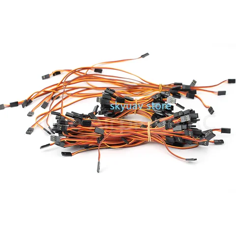 10 шт. 7 см/10 см/15 см/30 см 26AWG RC сервоудлинитель кабель для Futaba JR штекер-штекер кабели проводка