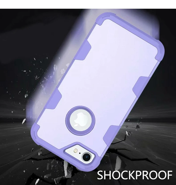 Для Apple iPhone 7 4," гибридный противоударный защитный резиновый силиконовый чехол-накладка для iPhone7