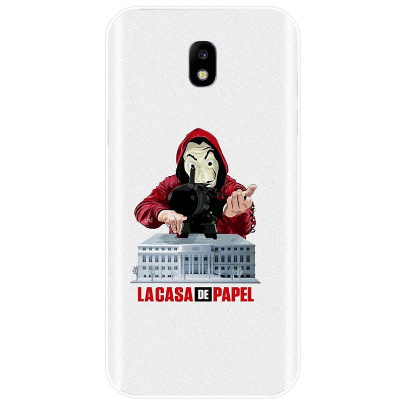 La casa de papel ТВ новоприбывшие крышка ТПУ чехол для телефона для samsung Galaxy J3 J4 J5 J6 J8 J5 J7 J5 J7