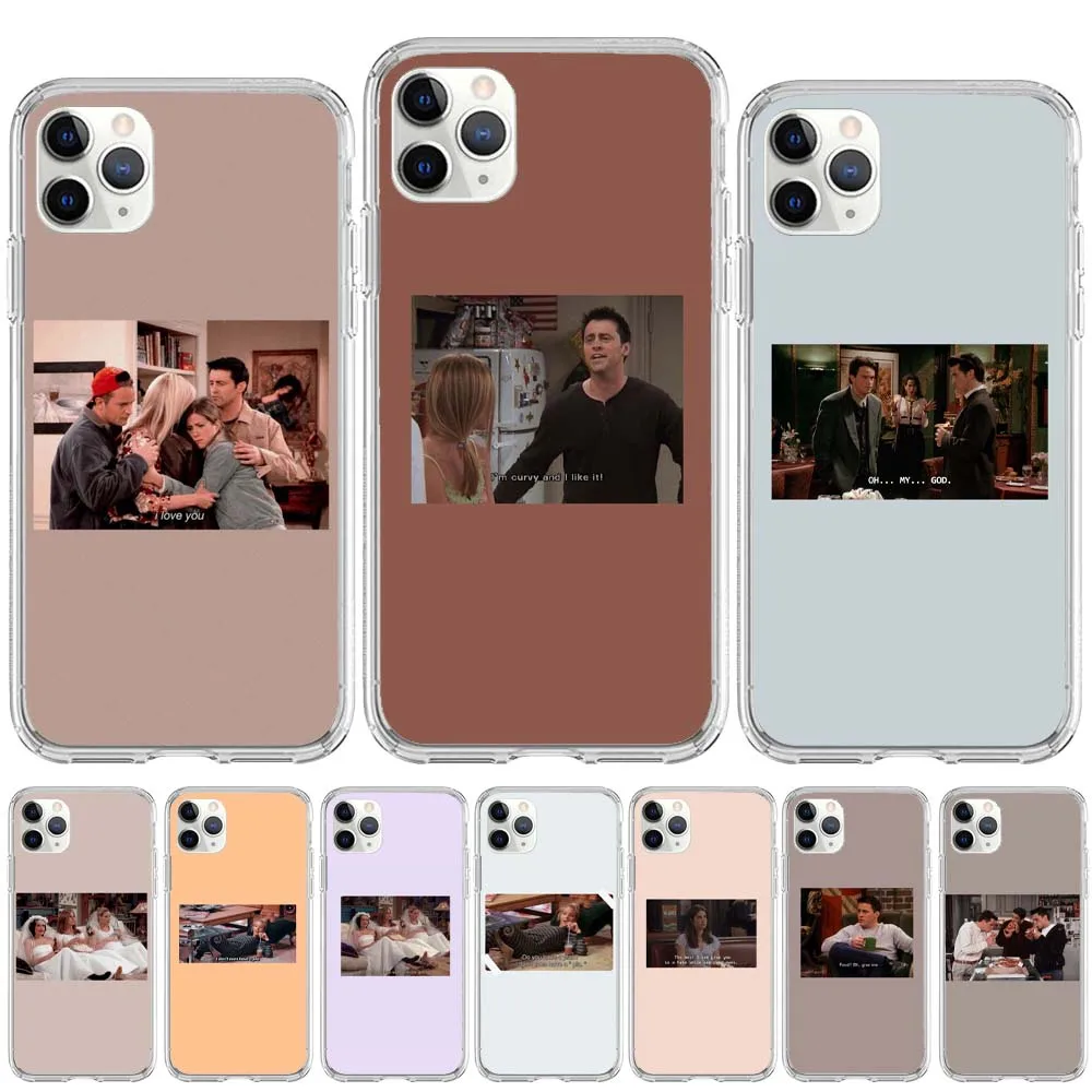 Чехол для телефона с изображением сериала друзья и кофе iPhone 11 Pro Max 12 Mini X XS 7 8 Plus 6s 5s
