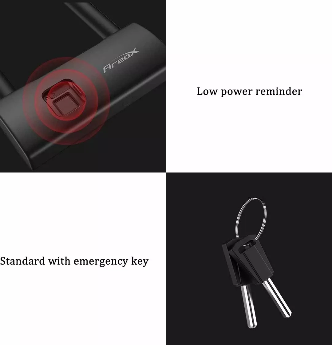 Xiaomi Mijia AreoX Интеллектуальный сканер отпечатков пальцев U замок U8 шкафчик раздвижные двери подставки-держатели для портативных устройств замок окна пароль водонепроницаемый