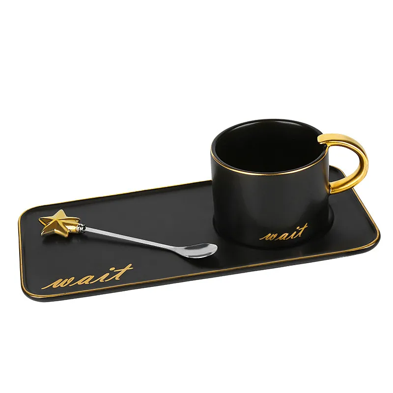 Новинка 200 мл набор роскошных кофейных чашек в европейском стиле для дома и офиса