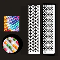 diy diamond painting tools drawing ruler square round drill diamond embroidery accessory stainless steel