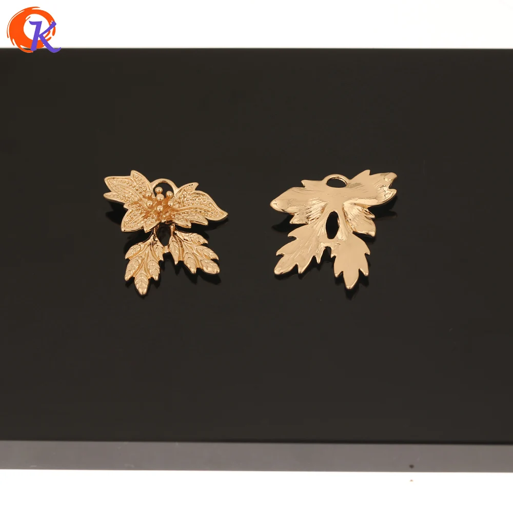 

Cordial Design 50Pcs 20*22MM Jewelry Accessories/DIY Earring Making/Hand Made/Copper/Leaf Shape/Pendant/Earring Findings/Charms