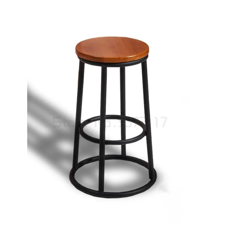 

Черный барный стул из массива дерева, высокий стул, железный барный стул, барный стул, высокий стул
