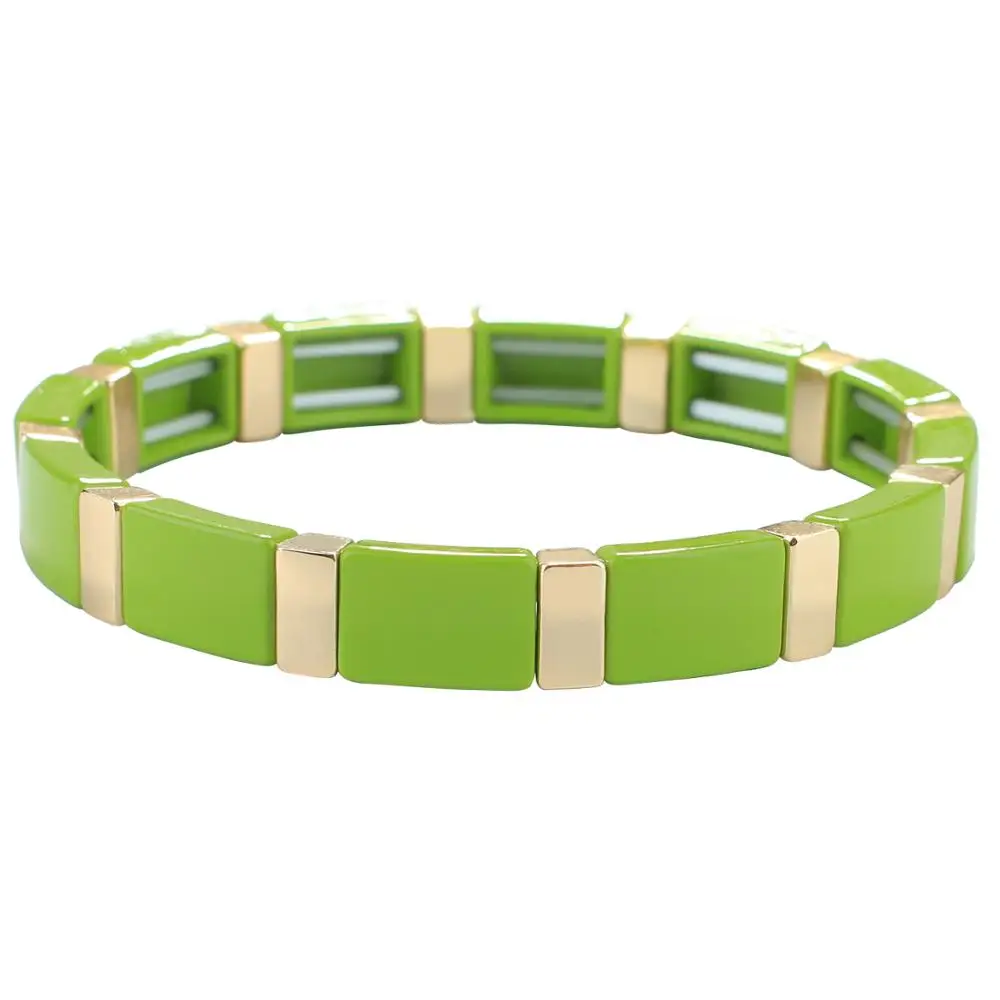 Браслет kelitch ювелирные изделия Красочные эмалированные бусины браслеты шарм