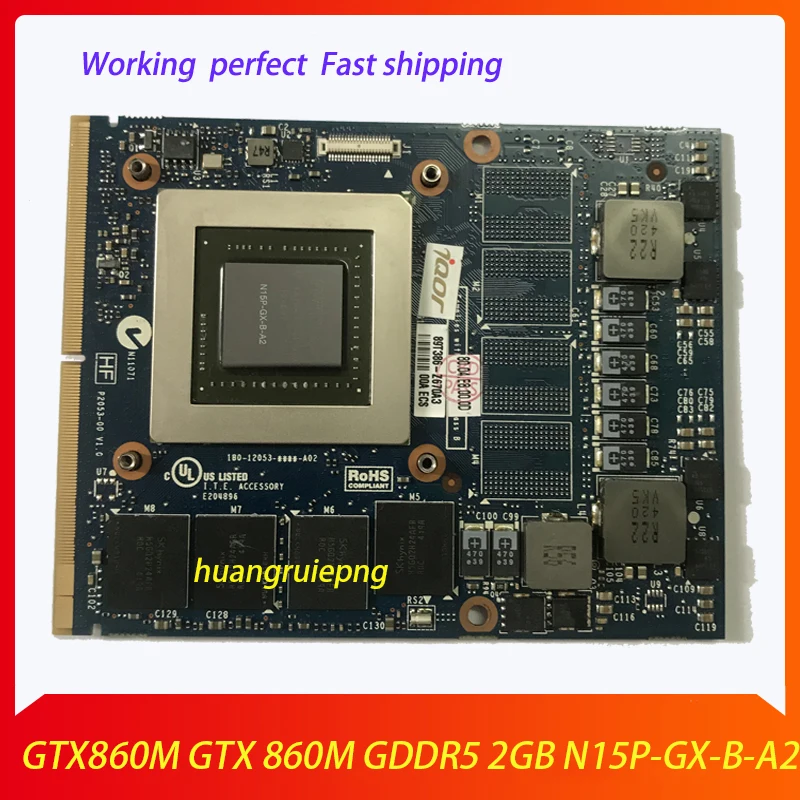 N15P-GX-B-A2 J0M0K 0J0M0K CN-0J0M0K for Dell Alienware 13 R1 15 17 GTX 860m GTX860M 2GB MXM 3.0b Graphics VGA Card | Компьютеры и офис