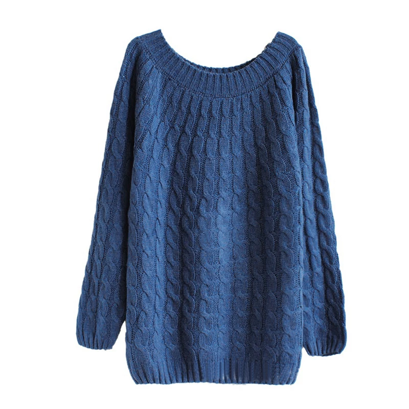 Женский вязаный свитер с длинным рукавом ZOGAA модный базовый пуловер узором в виде