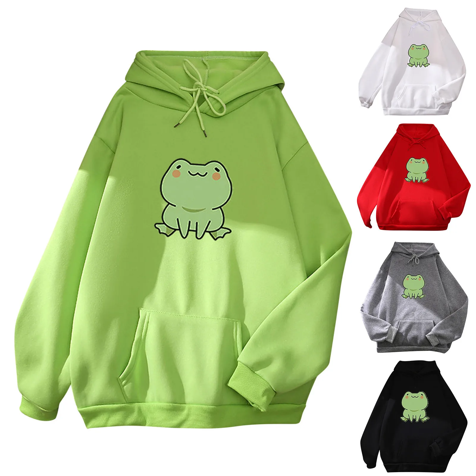 Женская толстовка с длинным рукавом креативная мультяшная Повседневная