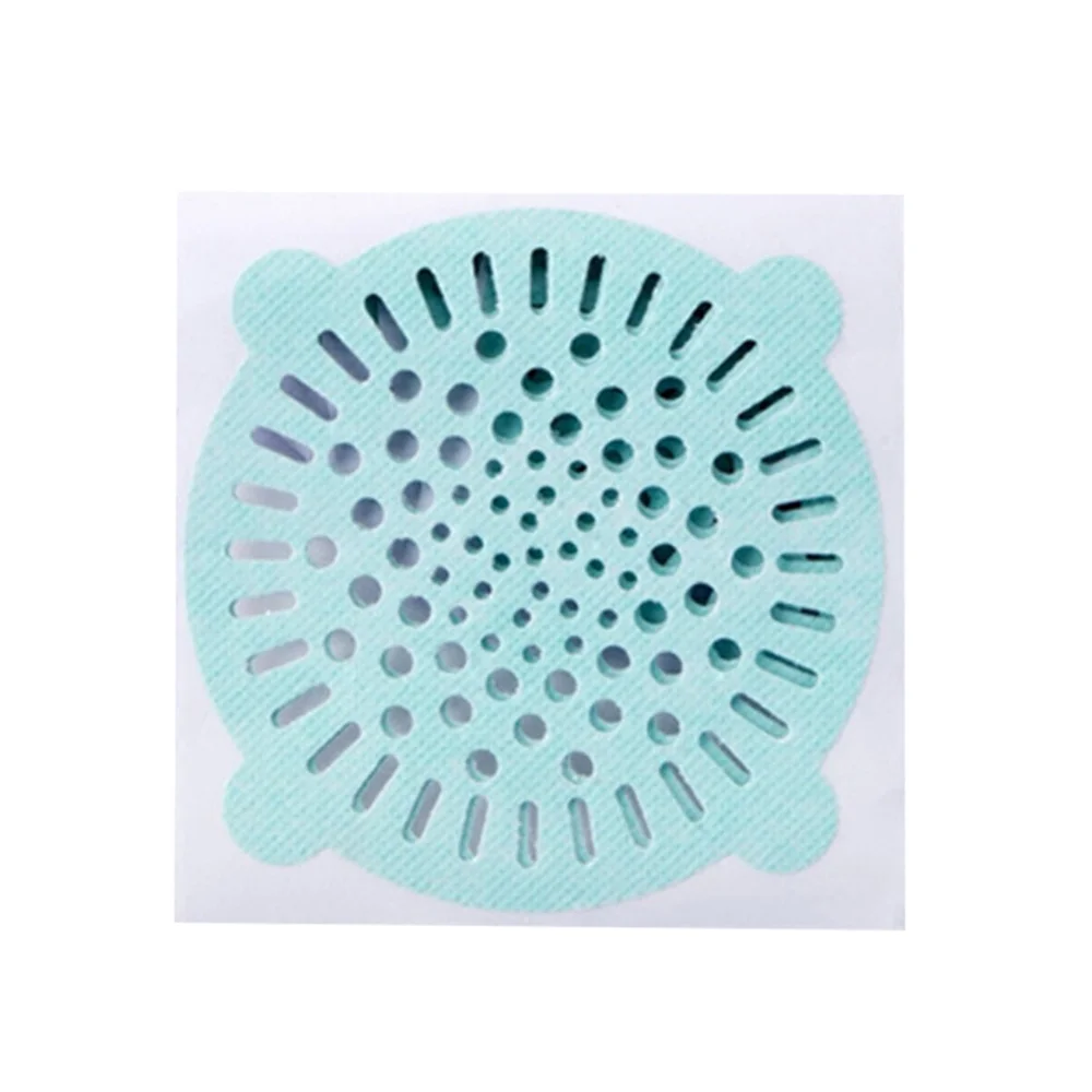 

20pcs Filter Screens Disposable Drain Sticker Hair Filter Floor Drain Sink Bathroom Cleaning Paper Drain Stopper Non-woven Fabri