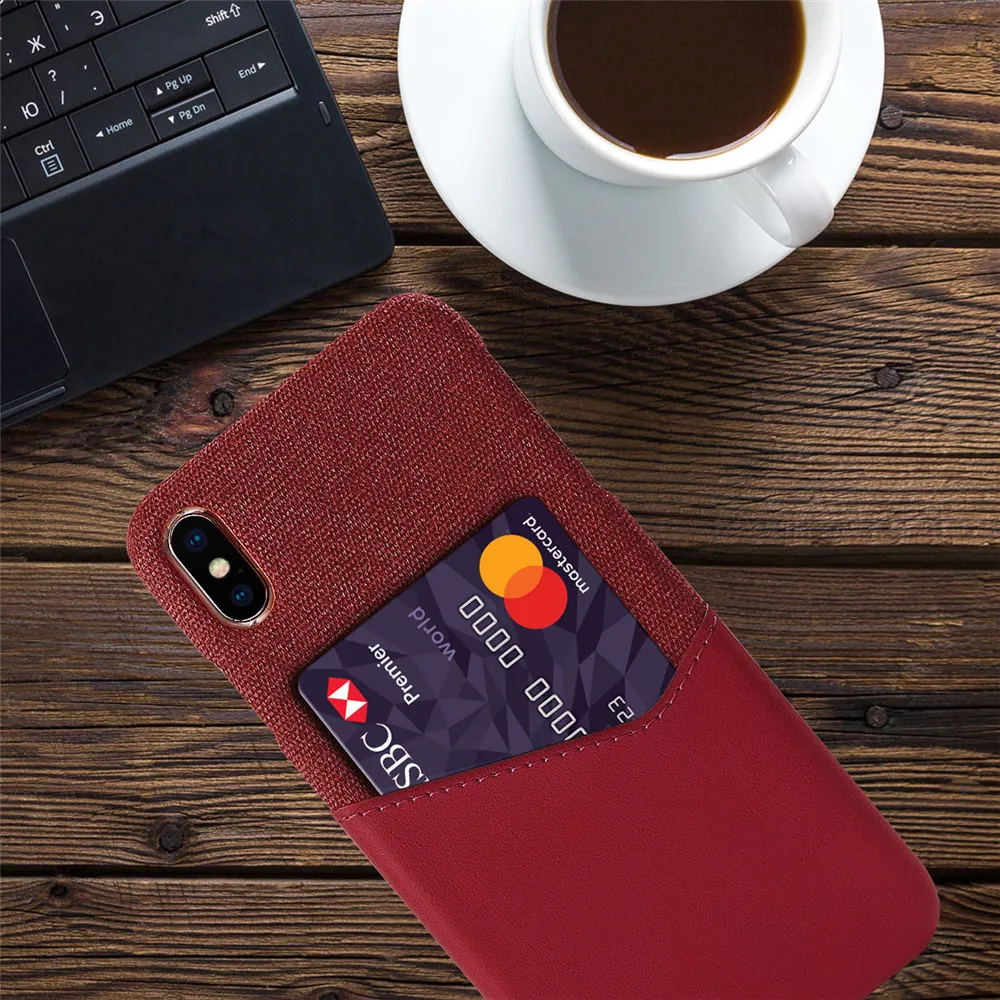 Чехол для iPhone XS Max XR X 7 8 Plus SE 2 чехол из искусственной кожи с отделениями карт