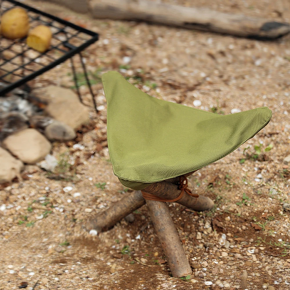 

Outdoor Camping Portable nylon Triangle Stool Cloth Waterproof Durable Stable Triangle Stool Accessories For Fishing Hiking