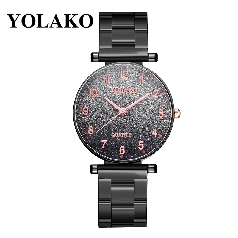 YOLAKO женские часы reloj mujer Часы montre Гладкий минималистичный календарь из