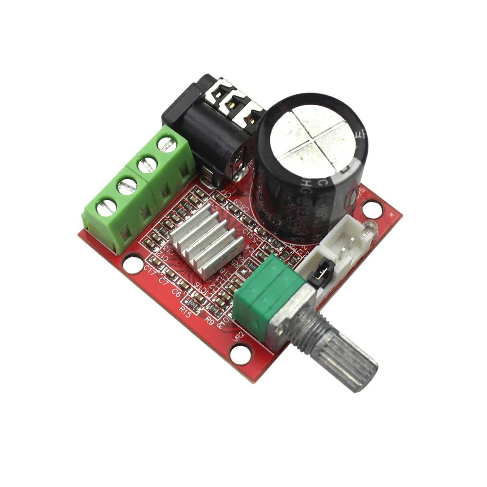 

12V Mini Hi-Fi PAM8610 Audio Stereo Amplifier Board 2X10W Dual Channel D Class Module