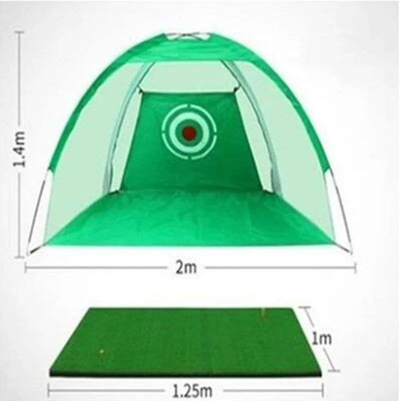 Satılık Kapalı Açık 2m 3m Genişlik Golf Pratik Net Golf Isabet Kafes Bahçe Otlak Uygulama çadırı Golf Eğitim Ekipmanları