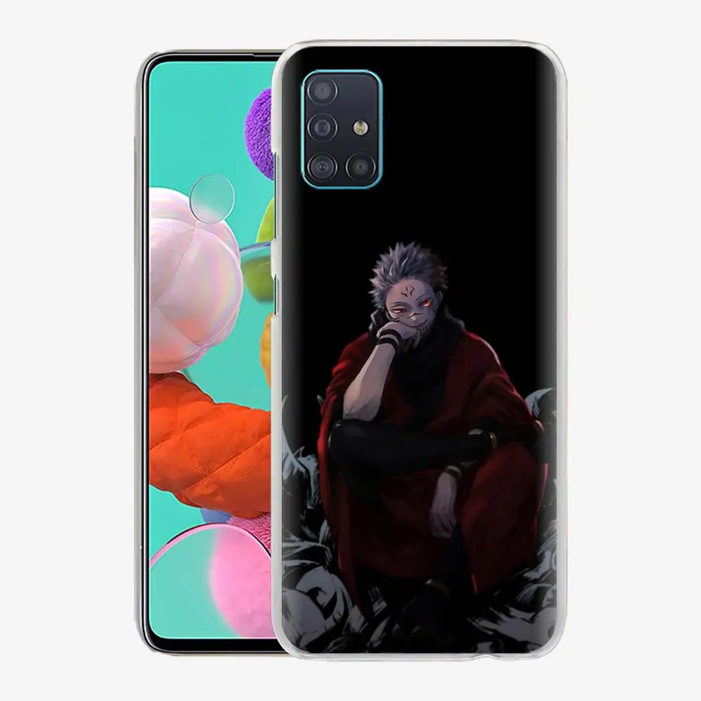 

Phone Case for Samsung Galaxy A51 A71 A50 A21s A31 A20e A10 A70 A30 A40 A41 A11 A20s Hard Original Cover Jujutsu Kaisen Anime