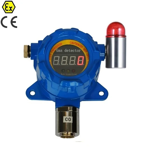 

Industrial fixed 4-20mA output LED display ozone gas leak detector O3 sensor with light