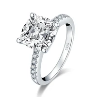 lesf classic 925 sterling silver 3 5 ct engagement wedding rings for women fine jewelry free shipping