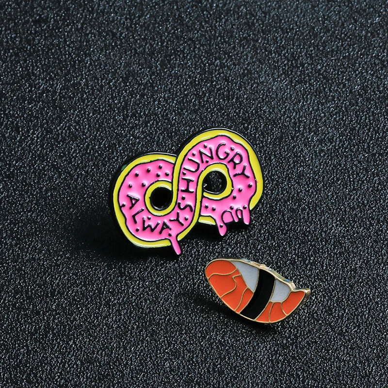Эмалевые булавки с мультяшным изображением еды брошь в японском стиле для суши