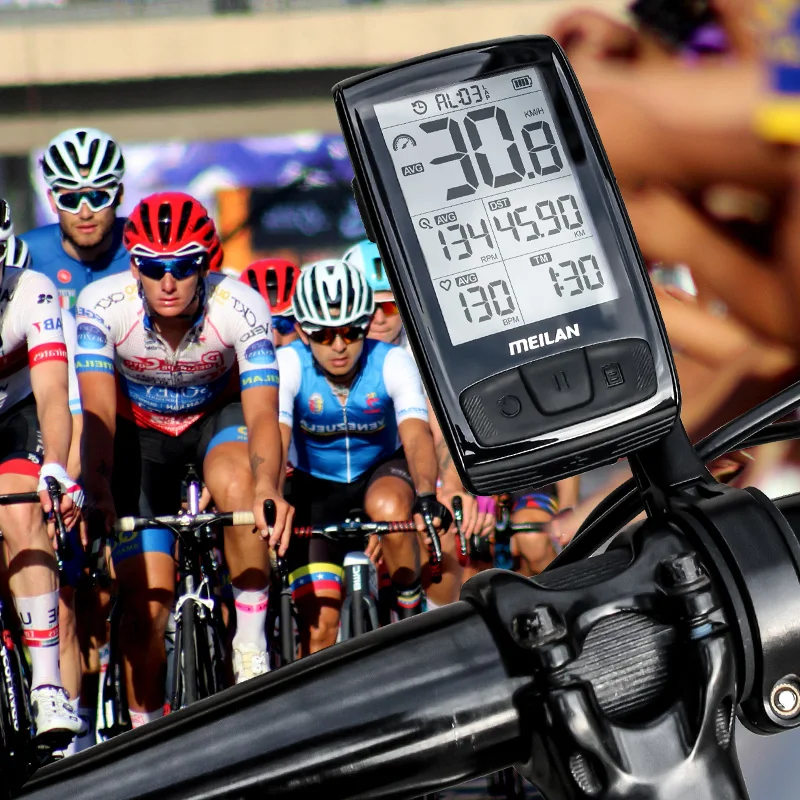 Meilan M4 беспроводной Велосипедный датчик скорости пульсометр частоты вращения