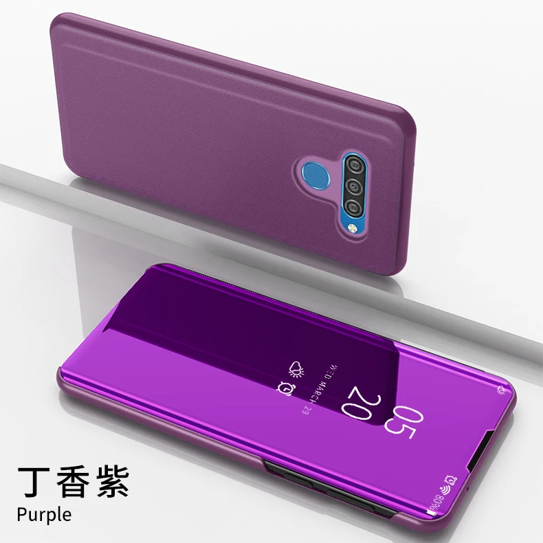 Противоударный чехол для LG Q60 роскошное умное зеркало откидная крышка на LG K50 Fundas на LG K12 Prime Coque LG K12 Max