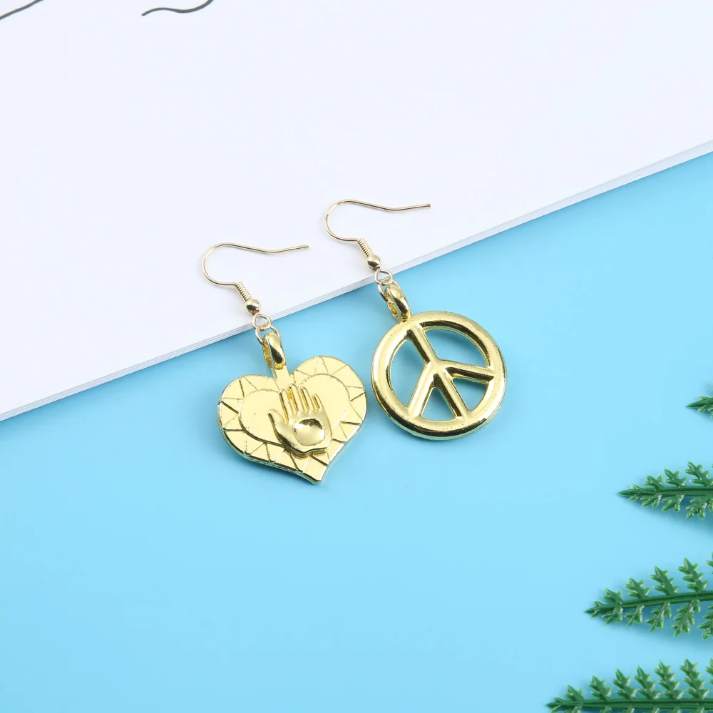 Серьги-подвески в стиле аниме Невероятные приключения Джоджо длинные