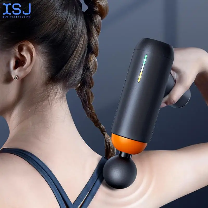 

Electric Massage Fascia Gun Slimming Body Neck Back Foot Leg Grab Cervical Spine Massage Gun Full Body Massager