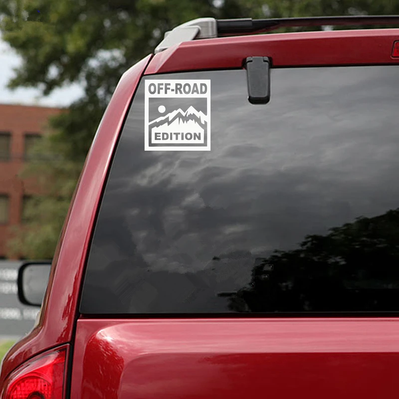 16*15 см по бездорожью издание Смешные автомобильные Стикеры и виниловые Авто