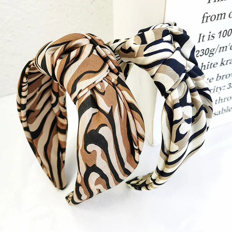 

Винтажная тканевая полосатая лента для волос 2021, аксессуары для волос, ободок с узлом, повязка на голову, Женская диадема