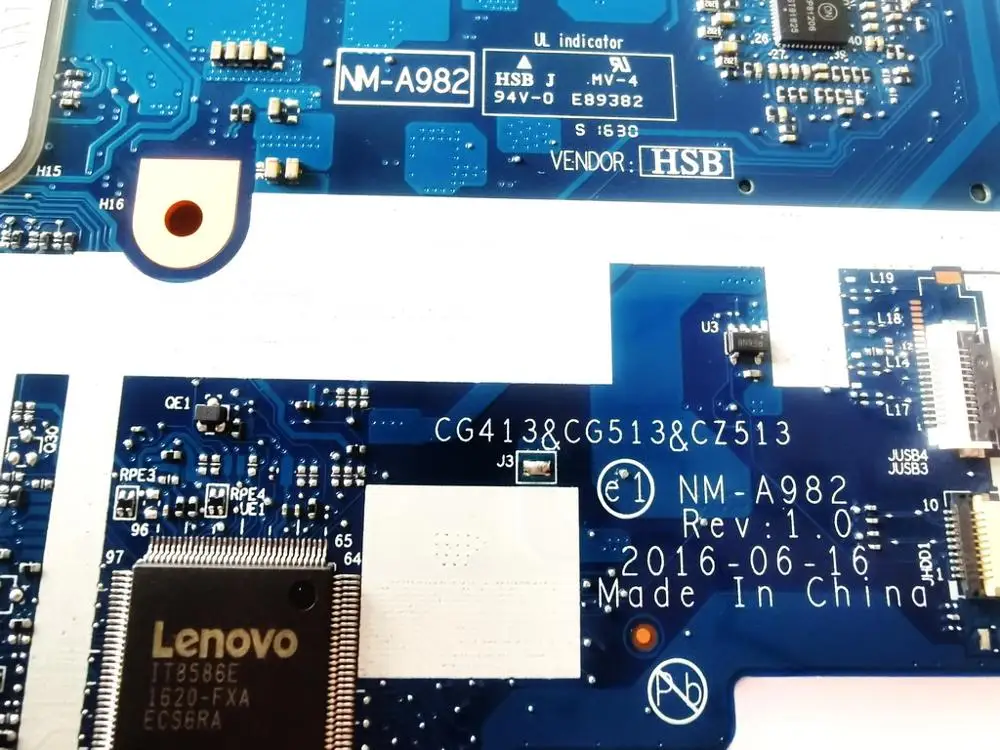 Оригинальный Для Lenovo 310-14IKB Материнская плата ноутбука I5-7200U NM-A982 PN внутренней
