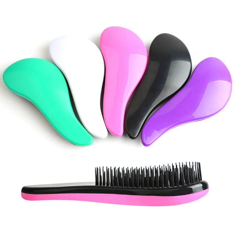 

Baby Kids and Women Detangling Hair Brush Combs Salon Gentle Anti-static Brush Tangle Wet Dry Bristles Handle Tangle Curly GH45