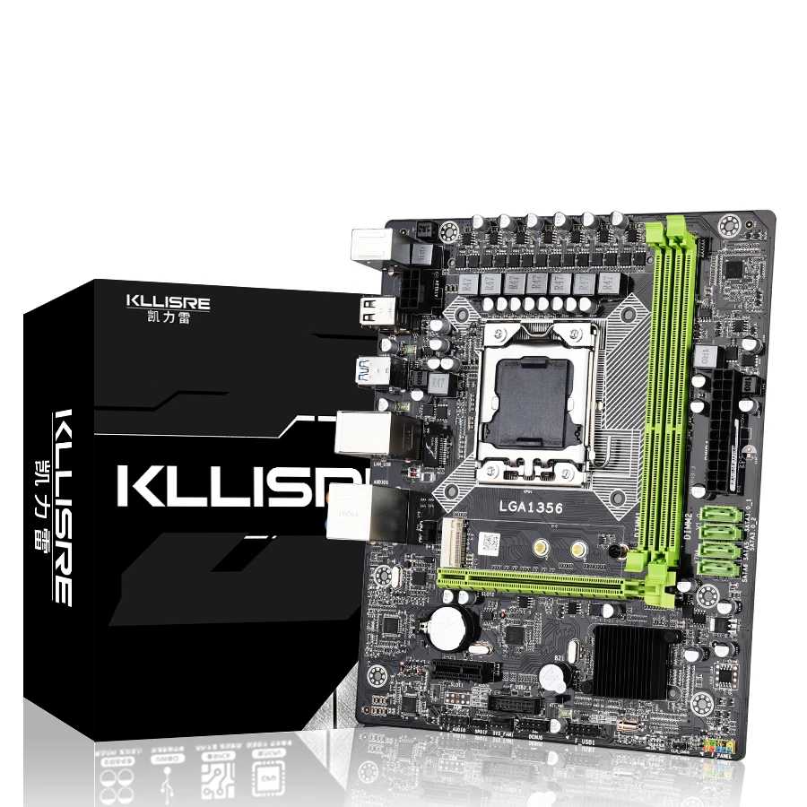 Kllisre X79 LGA1356 материнская плата поддерживает серверную память REG ECC и процессор xeon E5