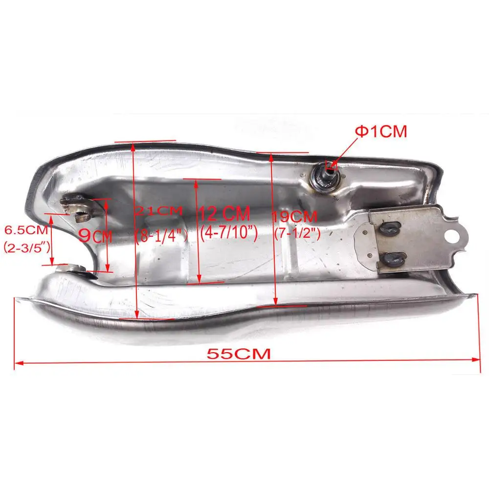 Универсальный Бензобак 9L/2.4Gal для мотоциклов винтажный газовый бак кафе RD50 RD350 RD400