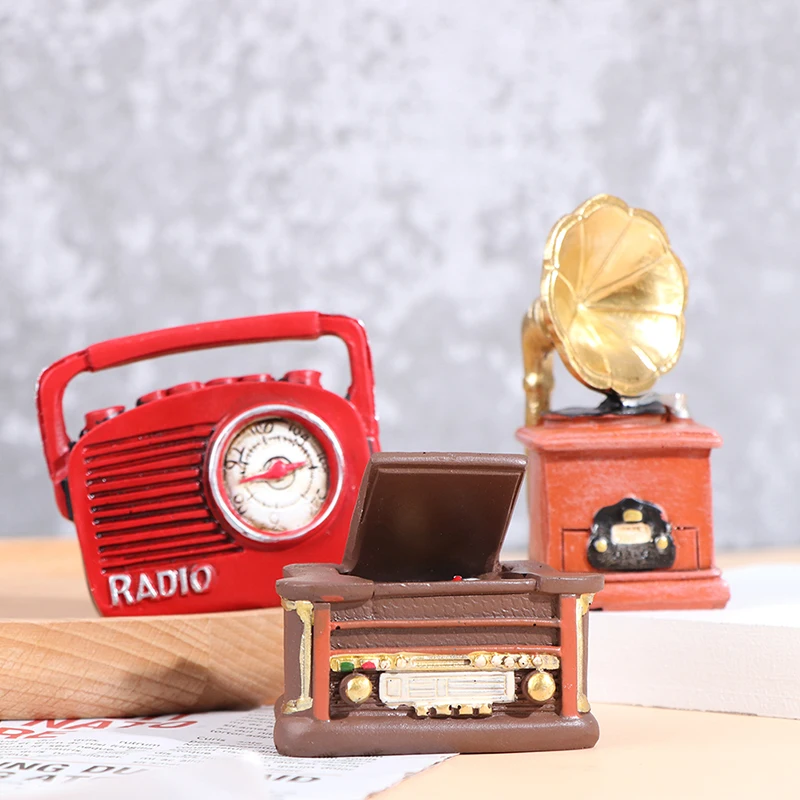 

1/12 1/6 Dollhouse Miniature Furniture Radio Doll House Accessories DIY Toys