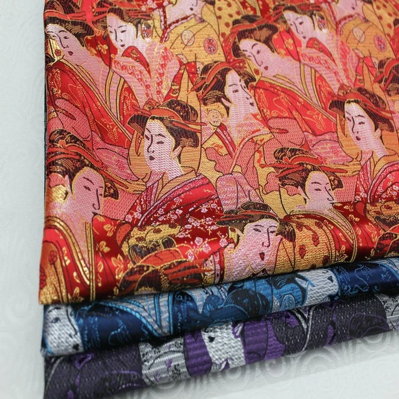 Широкий 47 "кимоно кукла Cheongsam отделка Diy Материал жаккардовая парча Шелковый