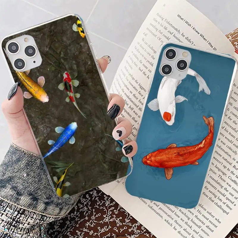 

Koi that can bring good luck Phone Case for iphone 13 11 12 pro XS MAX 8 7 6 6S Plus X 5S SE 2020 XR case
