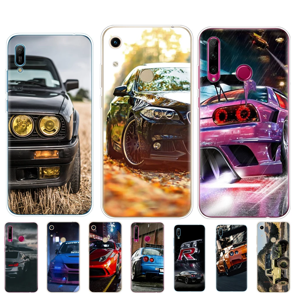 

Case For Huawei Honor 8A PRO 8S 8C 8X 9X 10 i play 3 case cover for huawei Y5 Y6 Y7 Y9 2019 pro Prime bag Cool sports car design